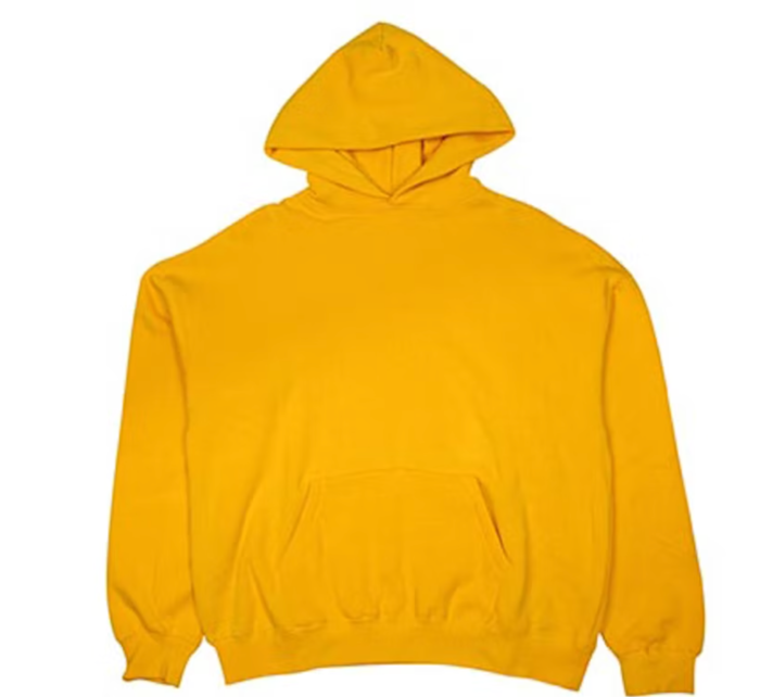 Fear-of-God-Essentials-Graphic-Pullover-Hoodie-Yellow-front-side
