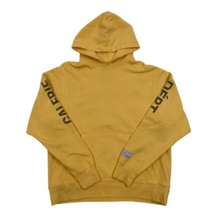 Gallery-Dept-Arm-Logo-Hooded-Sweatshirt-Yellow-1