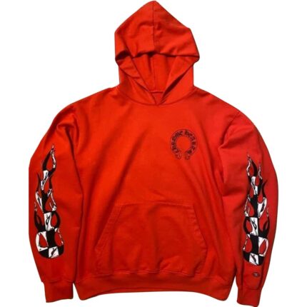 Chrome-Hearts-Art-Besel-Hoodie-Red-Front