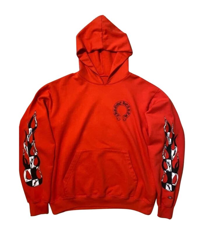 Chrome-Hearts-Art-Besel-Hoodie-Red-Front